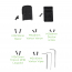 Прицел коллиматорный M1 RED DOT (Orange)